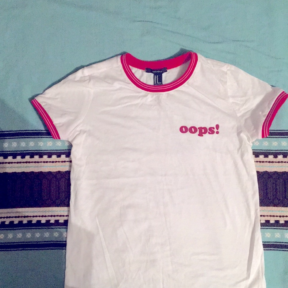 Oops! tshirt. Super cute!